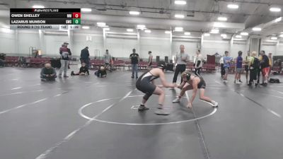 126 lbs Round 9 (10 Team) - Lazarus Munson, Grindstone WC vs Owen Shelley, Maryland Mallets