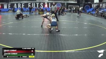 85 lbs Round 5 - Brady Corbat, NA vs Colton Corbat, NA