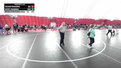 10U True Beginner - 75.6-80.2 Champ. Round 1 - Jaxson Pekarske, Waunakee Wrestling Club vs Wyatt Channing, Delavan-Darien Youth Wrestling Club