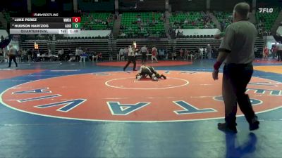 1A-4A 120 Quarterfinal - Luke Perez, Westminster Christian Academy vs Hudson Hartzog, Alexandria HS