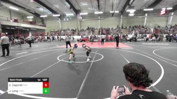 61 lbs Semifinal - Charlie Zagorski, Pikes Peak Warriors vs Jaxson Long, Team Grand Valley Elite