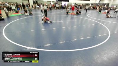 45 lbs Quarterfinal - Brantley Farrell, Team Nazar Training Center vs Hudson Lemaire, Jflo Trained