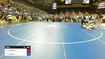 190 lbs Cons 8 #1 - Carson Langford, OR vs Tanner Hodgins, NJ