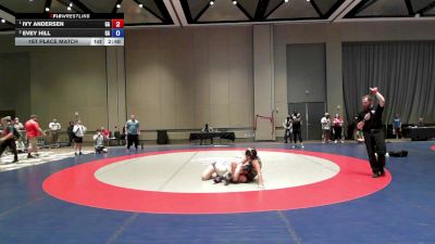 125 lbs 1st Place Match - Ivy Andersen, GA vs Evey Hill, GA