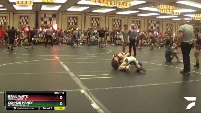 138 lbs Round 4 (6 Team) - CONNOR MANEY, Keystone Crush vs Israil Waite, Arsenal White