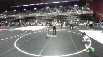 40 lbs Round Of 16 - Raeleigh Bautista, Touch Of Gold vs Kekoa Berard, Jr Cougars WC