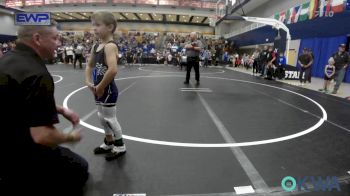 46 lbs Round Of 16 - Avelino Juarez, Clinton Youth Wrestling vs Foster Barnes, Newcastle Youth Wrestling