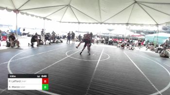 113 lbs Consi Of 4 - Patrick Leffard, Chaparral HS vs Xavier Manzo, Canyon Springs