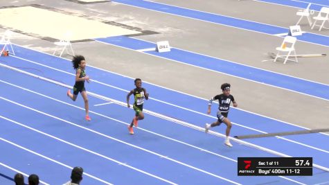 High School Boys' 400m, Finals 1 - Age 11-12
