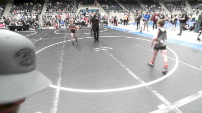 73 lbs Quarterfinal - Brennan Gray, Midwest City Bombers Youth Wrestling Club vs Carter Herandy, Mcalester Youth Wrestling