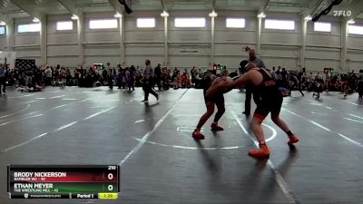 210 lbs Round 5 (10 Team) - Brody Nickerson, Rambler WC vs Ethan Meyer, The Wrestling Mill