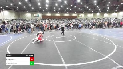 102 lbs Consi Of 16 #2 - Ryan Soos, Silver State Wr Ac vs Tayden Tuttle, Nevada Elite WC