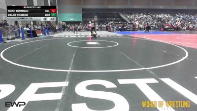 61 lbs Round Of 32 - Noah Domingo, Outlaws Wrestling Club vs Caleb Romero, MANU WC