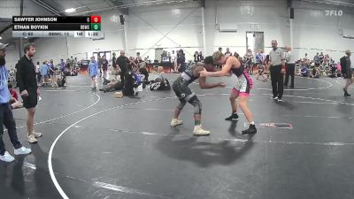 140 lbs Round 5 (6 Team) - Ethan Boykin, Backyard Bullies Wrestling Club vs Sawyer Johnson, Cartel