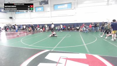 C-114 lbs Round Of 64 - Nathan Dentz, OH vs Damian Manna, MD
