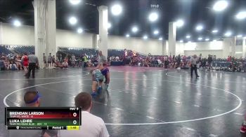 126 lbs Round 5 (6 Team) - Luka Lehre, Team Michigan Blue - DEV vs Brendan Larson, Team STL White