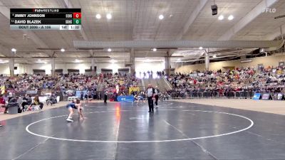 A 106 lbs Champ. Round 1 - David Blazek, Soddy Daisy High School vs Jimmy Johnson, Sullivan East High School