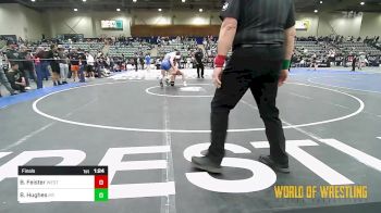 200 lbs Final - Brayton Feister, Westshore Wrestling Club vs Brendan Hughes, Mt. Spokane Wrestling Club