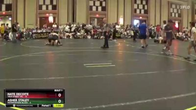 138 lbs Quarterfinals (8 Team) - Asher Staley, Headhunters Black vs Nate DeCoite, Yale Street WC