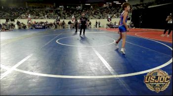 64 lbs Consi Of 8 #2 - Asher Stewart, Smith Wrestling Academy vs Myles Huddleston, Chickasha Youth Wrestling