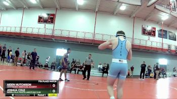 144 lbs 7th Place Match - Aiden Hutchison, Contenders Wrestling Academy vs Joshua Cole, Merrillville Pirates Wrestling Club