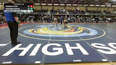 165 lbs Semifinal - Gonzalo Pool, North Providence vs Matthew Pappas, Bishop Hendricken