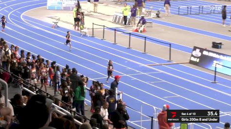 Youth Girls' 200m U8 Year-old Division, Finals 1