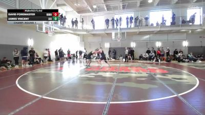 215 lbs Champ. Round 1 - James Vincent, Lake City High School vs David Foremaster, Rocky Mountain