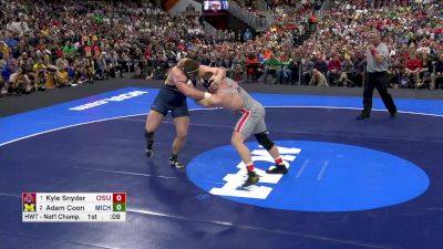 285 lbs Final, Kyle Snyder, Ohio State vs Adam Coon, Michigan