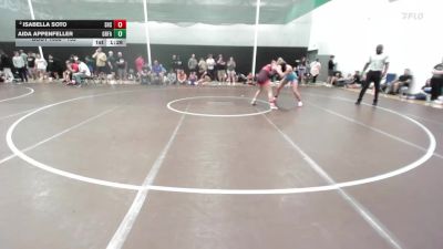 135 lbs Champ. Round 1 - Aida Appenfeller, Greco Roman Freestyle Associat vs Isabella Soto, Southside High School