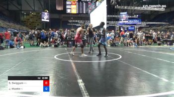 145 lbs Cons 16 #1 - Sebas Swiggum, Minnesota vs Joe Mwete, Pennsylvania