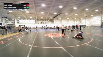 123 lbs Final - Liam Oriain, Brookline vs Julian Fontanez, Overcomer Training Center
