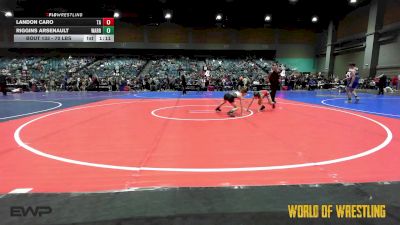 70 lbs Semifinal - Landon Caro, Team Aggression vs Riggins Arsenault, Warriors Of Christ