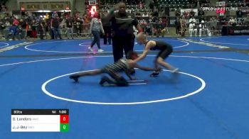 80 lbs Consolation - Gavin Landers, Iawc vs Jair Jackson-Bey, Whitted Trained