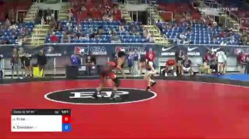 100 lbs Consi Of 32 #1 - Joshua Frias, Hawaii vs Alexander Davidson, Arizona