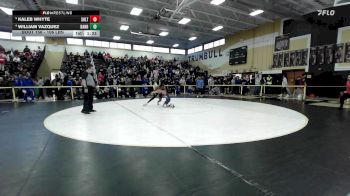 106 lbs Quarterfinal - Kaleb Whyte, Shelton vs William Vazquez, Danbury