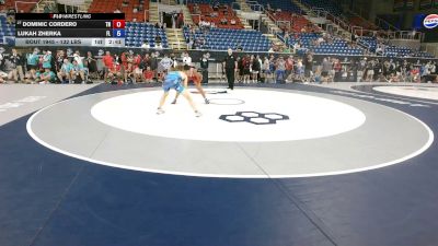 132 lbs Cons. Rd Of 64 - Dominic Cordero, Tennessee vs Lukah Zherka, Florida