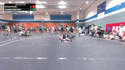 50 lbs Round 3 - Xander Merkosky, Legacy Elite Wrestling Club vs Myles Dynski, Summerville Take Down
