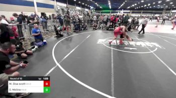 137 lbs Round Of 16 - Michael Disa Scott, Gold State WC vs Dimetry Molina, Rough House
