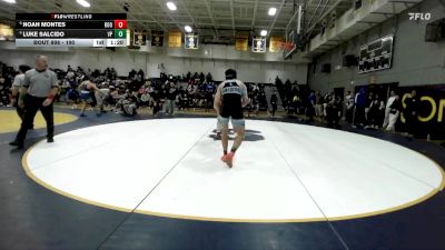 190 lbs Champ. Round 3 - Noah Montes, Eleanor Roosevelt vs Luke Salcido, Villa Park