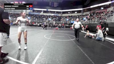 105.6-114.9 lbs Round Of 32 - Morgan Chabert, Raider Wrestling Club vs Paezlie Kerr, F-5 Grappling