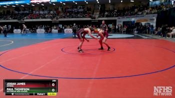 215 lbs Cons. Semi - Josiah James, Dimond vs Paul Thompson, Ketchikan High School