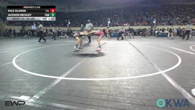 84 lbs Semifinal - Kale Elledge, F-5 Grappling vs Jackson Beckley, Team Tulsa Wrestling Club