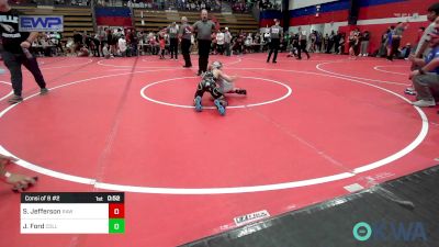 70 lbs Consi Of 8 #2 - Stetson Jefferson, Raw Wrestling Club vs Jonah Ford, Collinsville Cardinal Youth Wrestling