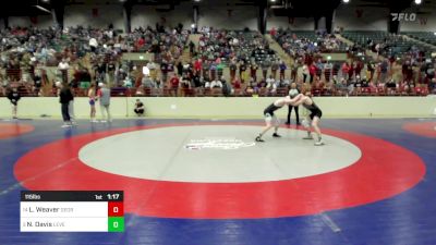 115 lbs Round Of 16 - Luke Weaver, Georgia vs Nate Davis, Level Up Wrestling Center