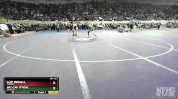 4A-113 lbs Quarterfinal - Liam Russell, Harrah vs Brogan O`Neal, Catoosa