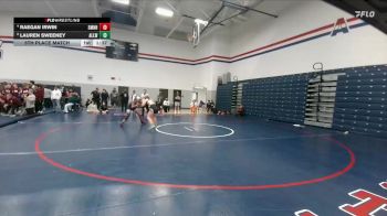130 lbs 5th Place Match - Lauren Sweeney, Allen White vs Raegan Irwin, Shawnee Mission Northwest HS