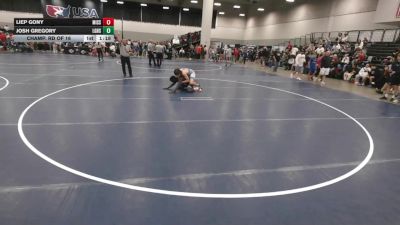190 lbs Champ. Rd Of 16 - Josh Gregory, Lake Gibson High School Wrestling vs Liep Gony, Missouri