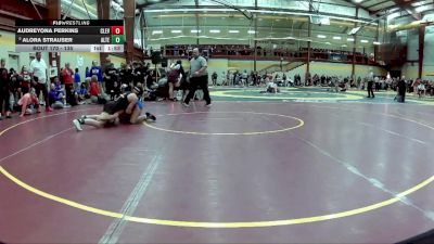 135 lbs Champ. Round 2 - Alora Strauser, Alter High School vs Audreyona Perkins, Cleveland