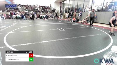 83 to 90 lbs Rr Rnd 1 - Kolt Babot, Wolfpak Wrestling vs Jack Crowther, SVWC